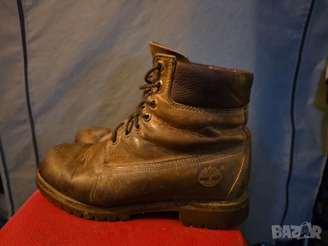Timberland-естествена кожа-зимни-номер-43-44, снимка 2 - Мъжки боти - 53221938