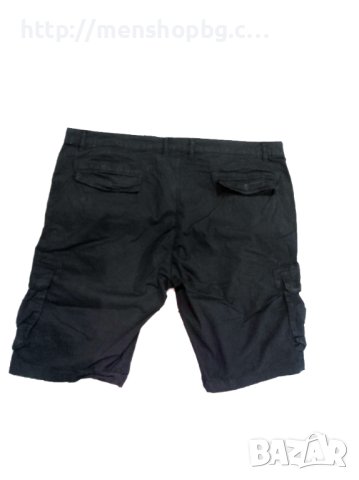 Карго бермуди големи размери - черни, снимка 2 - Къси панталони - 41521146