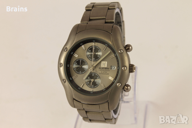 PLAYBOY Швейцарски Дамски Хронограф Титаниев