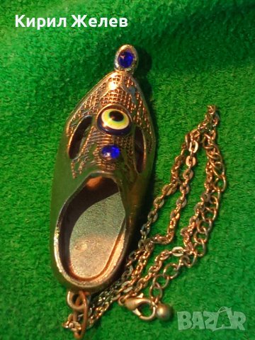 Късметлийска сребриста фигурална висулка ОРИЕНТАЛСКИ СТИЛ ЧЕХЪЛ с ВЕРИЖКА 32097, снимка 2 - Други - 38163115