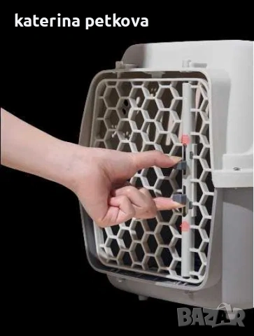 Транспортна клетка за домашен любимец - 46х31х33 (различни цветове), снимка 3 - За котки - 53744427