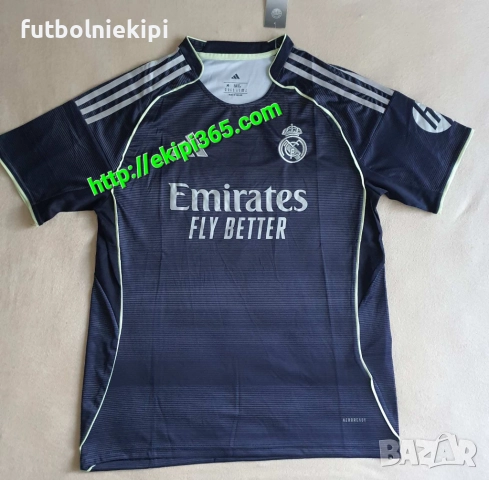 % Реал Мадрид гостуващ черен екип Сезон 2025/26