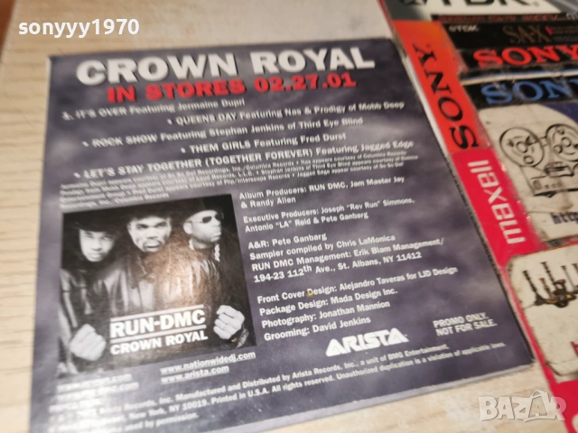 RUN DMC-ORIGINAL CD 0203261835, снимка 3 - CD дискове - 53684398