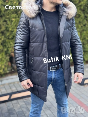 Нови Мъжки якета от естествена кожа , снимка 7 - Якета - 52239500