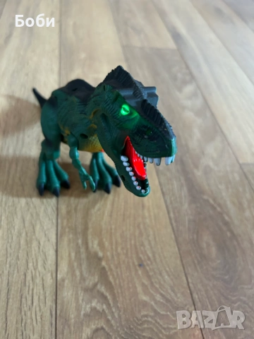 Динозавър Rex - Ходещ + звук + светлини, снимка 3 - Електрически играчки - 53142143