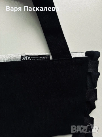 Дънков корсет Zara, S/М-размер, снимка 4 - Корсети, бюстиета, топове - 53732402