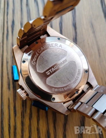 Нов Tag Heuer Grand Carrera  50 mm , Caliper Chronograph, бартер, снимка 6 - Мъжки - 53291912