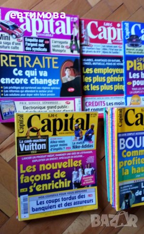Френски списание за бизнес и икономика, Capital, Management и др.