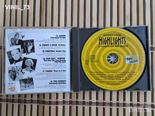 Highlights'95- 18 Top Hits Aus Den Charts, снимка 2 - CD дискове - 50531618
