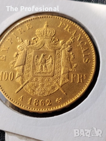 100 златни франка, снимка 3 - Нумизматика и бонистика - 53674061