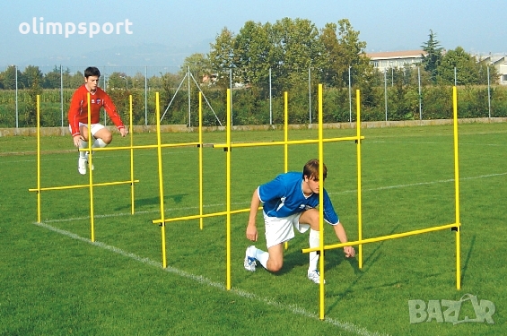 Два броя външни слалом колчета с летва и две въртящи се ПВЦ стави.TG12 Максимални височина и ширина 