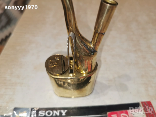 лула мед/месинг/златен цвят 0802261532, снимка 11 - Антикварни и старинни предмети - 53402431