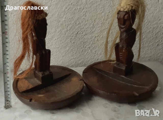 седнало дървено коте котка фигура, антилопа, човек, моливник пепелник дивак, фигури дървени, снимка 18 - Статуетки - 28882709