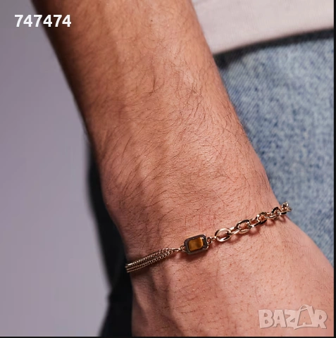 Гривна тигрово око, унисекс, нова