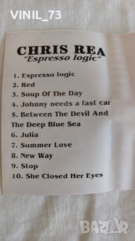 Chris Rea – Espresso Logic, снимка 3 - Аудио касети - 44777571