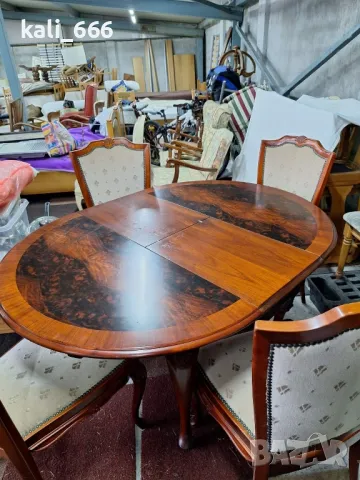 Маса+4 стола внос от Холандия , снимка 5 - Маси - 48942163