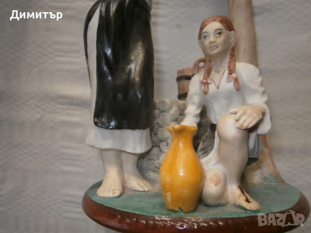 Порце;анова фигура марка бисквит, снимка 3 - Колекции - 52857321