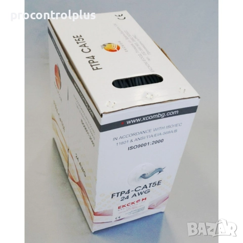 F/UTP CAT5 24AWG CU LSZH 305m - сив