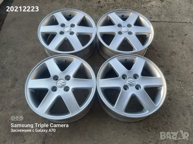 4 броя алуминиеви джанти за Suzuki Alto VII,VIII,Ignis I,Suzuki Wagon R IV,Suzuki Splash 15, снимка 2 - Гуми и джанти - 48719177