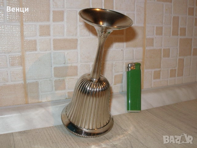 Месингова Посребрена Чаша, снимка 8 - Антикварни и старинни предмети - 52686838