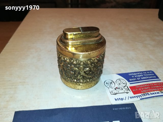 ЗАПАЛКА ОТ ФРАНЦИЯ-ЦВЯТ ЗЛАТО 2507231022, снимка 3 - Антикварни и старинни предмети - 41650957