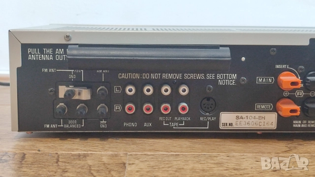 Ретро ресивър Technics ( стерео усилвател с радио тунер ), снимка 8 - Ресийвъри, усилватели, смесителни пултове - 52298072
