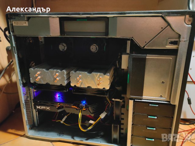HP Z800 – 2× Xeon, 40GB ECC RAM, RX580 – ТОП Работна Станция!, снимка 2 - Работни компютри - 38422762