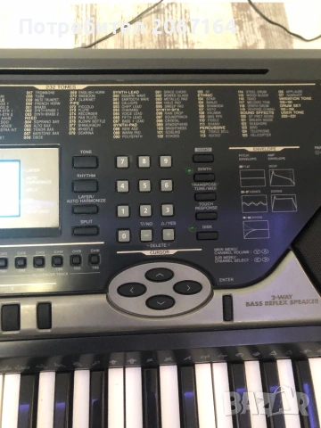 Синтезатора Casio CTK-811EX, снимка 3 - Синтезатори - 53759334