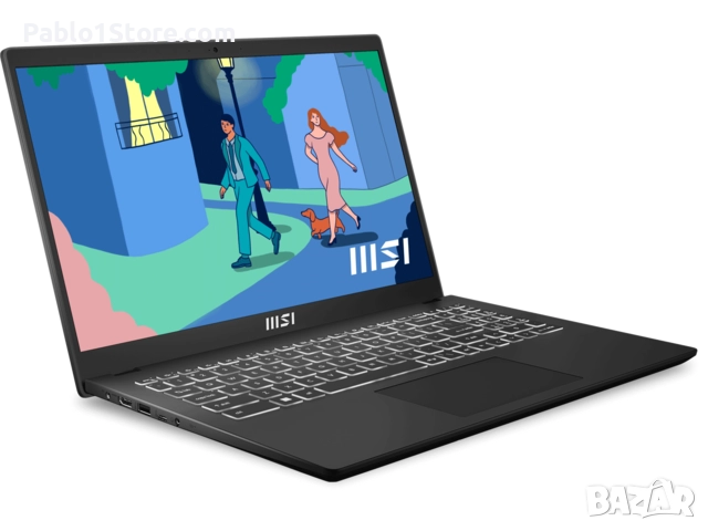 Лаптоп MSI MODERN 15 B7M 9S7-15HK12-456 15.6 ", AMD RYZEN 5 7430U, RAM 16 GB, SSD 512 GB, AMD RADEON