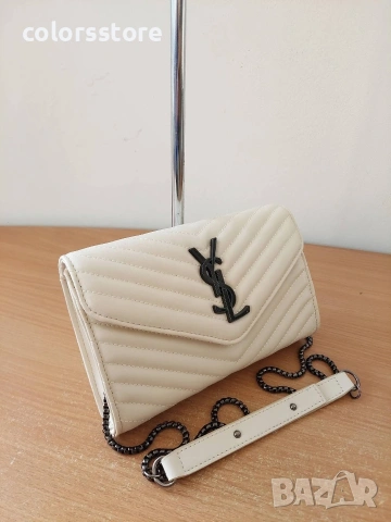 Чанта YSL-бяла/SG368, снимка 4 - Чанти - 53788076