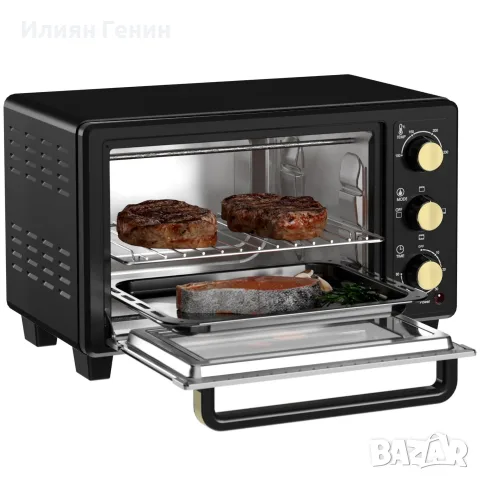 Мини фурна HOMCOM, тостер, снимка 2 - Печки, фурни - 56302773