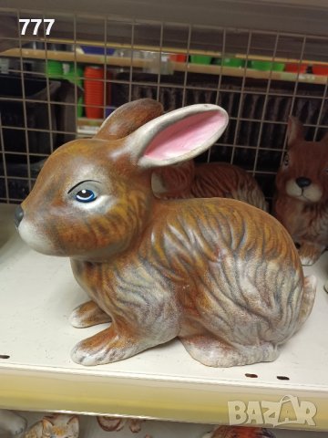 керамични зайци, снимка 3 - Статуетки - 44358436