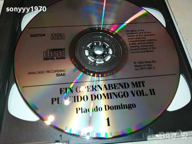 PLACIDO DOMINGO-ORIGINAL CD X2 MADE IN ITALY 3103231152, снимка 9 - CD дискове - 40202953