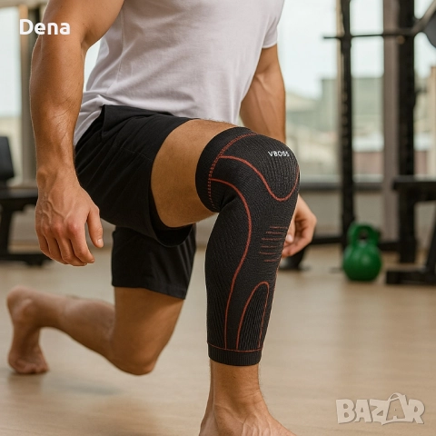 Наколенка за стабилност и комфорт - VBOSI Knee Support, снимка 3 - Спортна екипировка - 52328241