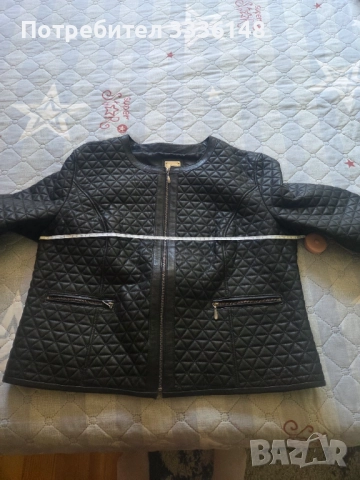 Дамско яке от естествена кожа, снимка 3 - Якета - 52138367