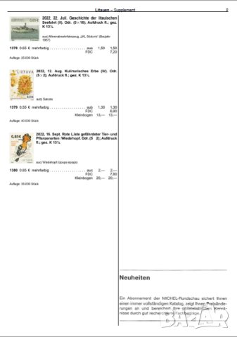 От Михел 14 каталога(компилации)2023 за държави от цял свят (на DVD), снимка 10 - Филателия - 41115993