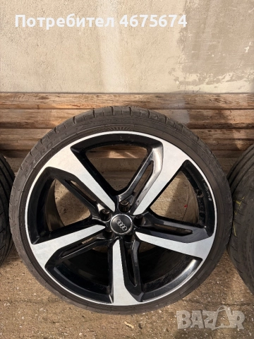 Оригинални джанти ауди с гуми, снимка 4 - Гуми и джанти - 52753524