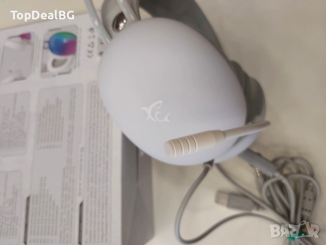 Слушалки White Shark FIREFLY бели, снимка 4 - Слушалки и портативни колонки - 53634926