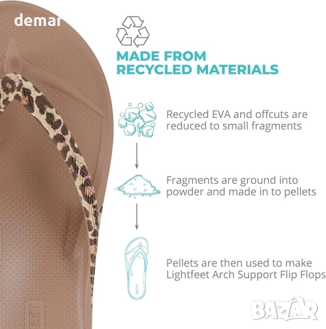 LightFeet Дамски джапанки с поддръжка на свода на краката, снимка 6 - Джапанки - 51733898