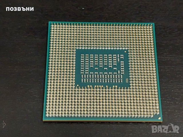 Процесор Intel Core  i7-3630QM SR0UX 2.4GHz сокет FCPGA988, снимка 2 - Части за лаптопи - 42017639