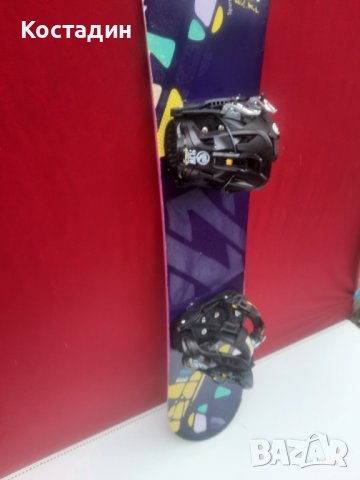 сноуборд  VOLKL RENTAL ROCKER 143см.  с автомати , снимка 5 - Зимни спортове - 42559207