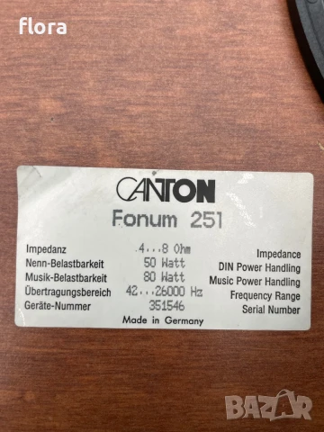 Нискочестотни CANTON 6” / 160 mm, снимка 8 - Тонколони - 51156425