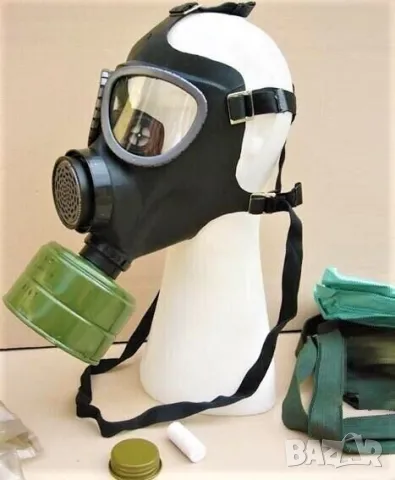 Комплект - Противогаз ПГ1, Филтър и Чанта