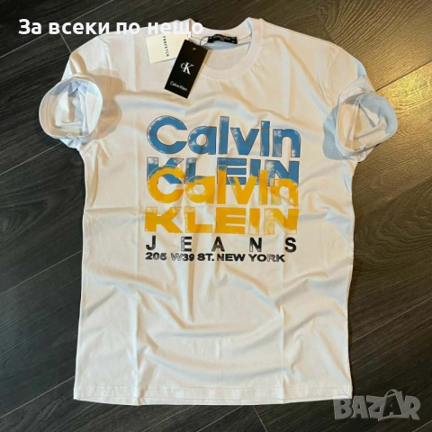 Calvin Klein Мъжка Тениска👕Мъжка Блуза С Къс Ръкав - 5 Модела Код Urban40, снимка 5 - Тениски - 53689048