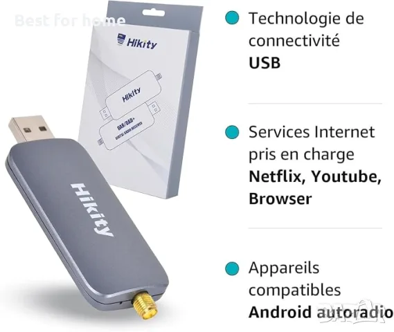 Hikity DAB/DAB+ комплект за кола, цифрова радио антена, приемник, снимка 7 - Друга електроника - 55991336