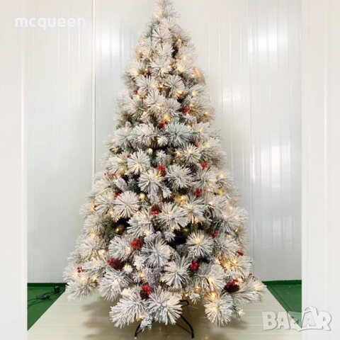 ЛУКС Заснежена Коледна Елха!, снимка 2 - Декорация за дома - 52185736