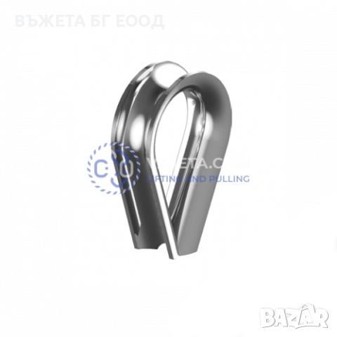 Кауши (ухо) за въжета неръждаеми или поцинковани, снимка 4 - Други машини и части - 33100748