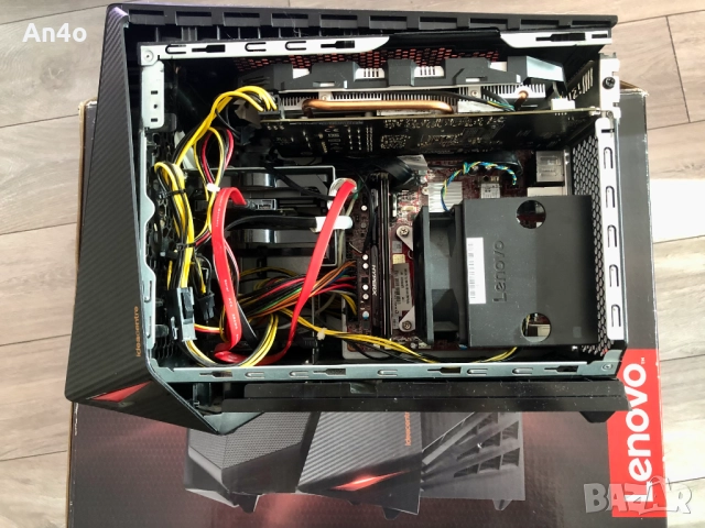 Продавам геймърси компютър Lenovo Ideacentre Y710 Cube (GTX 1060 6GB, i5, 12GB RAM, SSD + HDD), снимка 3 - Геймърски - 52567635