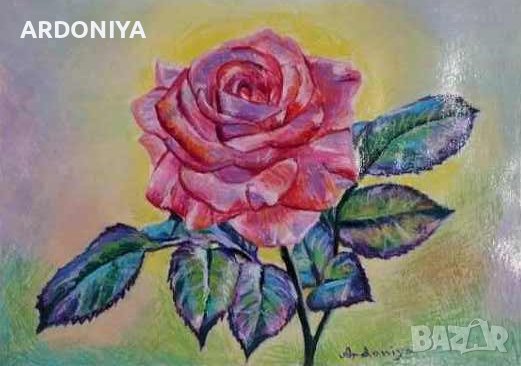 Роза картина