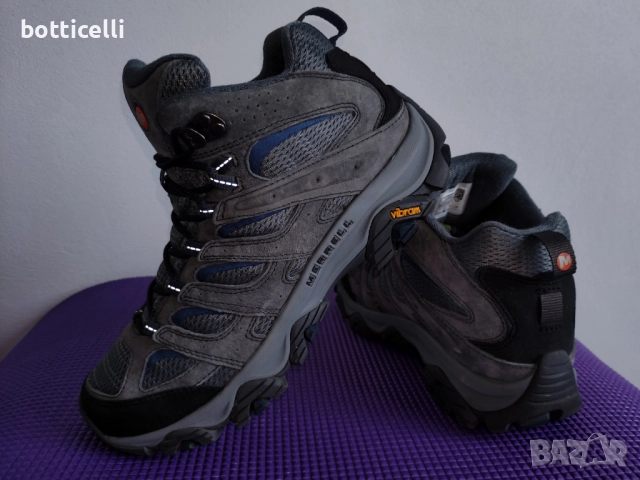 Merrell Moab 3 Mid Outdoor Men's № 43 - оригинални обувки, снимка 3 - Спортно елегантни обувки - 52674016